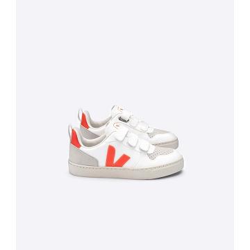 Veja V-10 CWL Joggesko Barn White/Orange | NO 858DFM